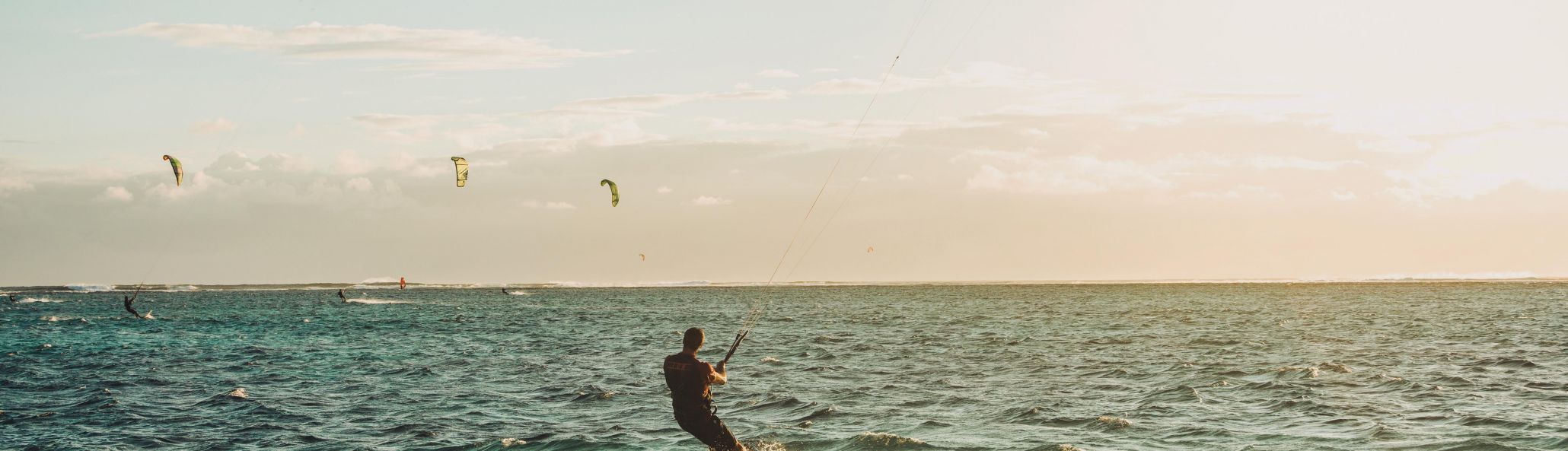 kitesurfing