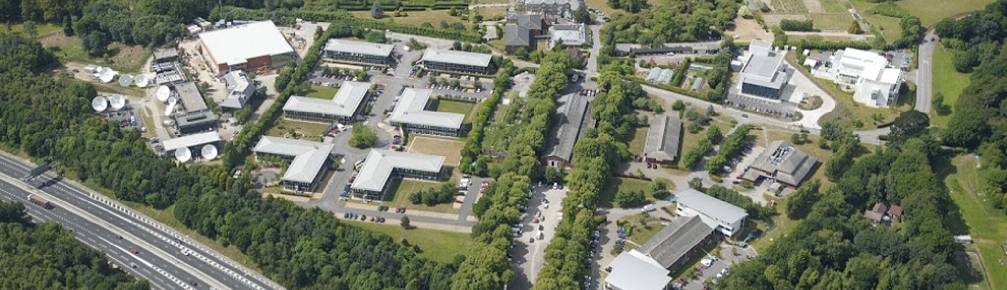 science park aerial view