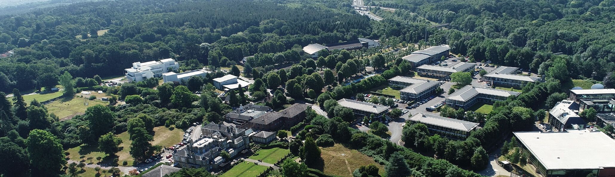 arial shot of Science Park